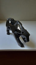 Ceralight Jaguar/Panther (Black) Abstract Design | Handcrafted showpiece | Home Decor | Sculpture